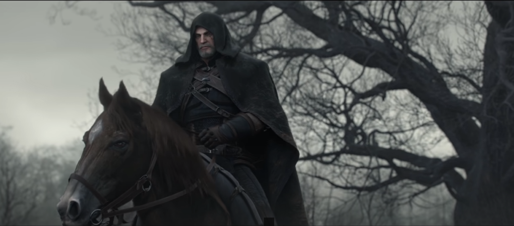 Witcher on the horse